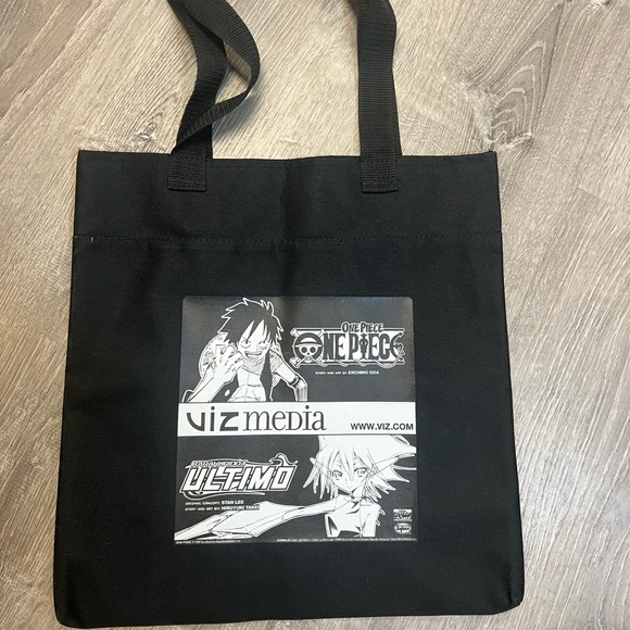VIZ MEDIA Vampire Knight, Kekkaishi, Ultimo 2008 Black Tote Bag SDCC ANIME black - Picture 2 of 2